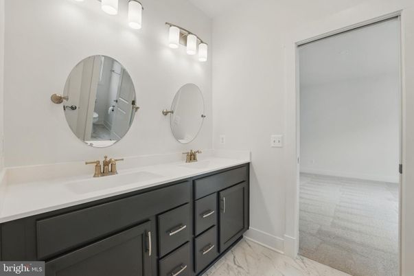 Bathroom, Dual Sink Vanities, Interior, Marble