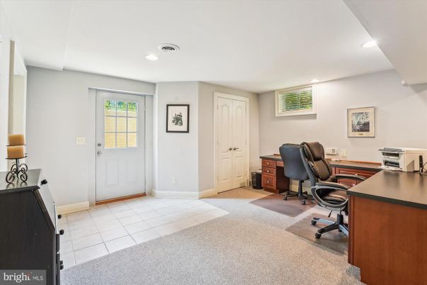 Home Office, Interior, Recessed Lighting