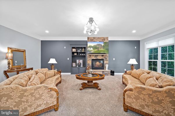 Fireplace, Interior, Living room, Recessed Lighting