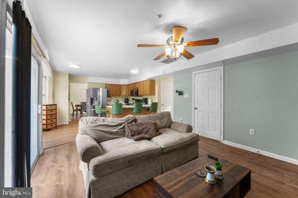 Interior, Kitchen, Living room, Recessed Lighting, Wood Texture Flooring
