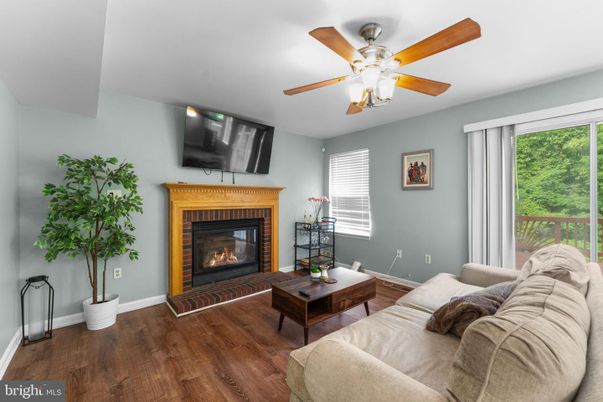 Fireplace, Interior, Living room, Wood Texture Flooring