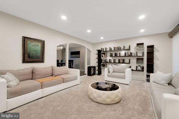 Interior, Living room, Recessed Lighting