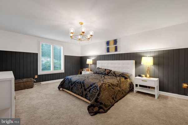 Bedroom, Chandelier, Interior