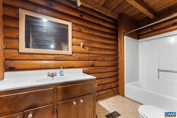 Bathroom, Interior, Wooden Beams, Wooden Ceilings, Wooden Walls