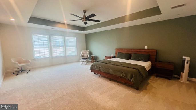 Bedroom, Interior, Recessed Lighting