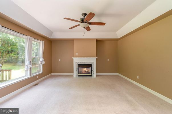 Empty room, Fireplace, Interior