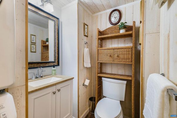 Bathroom, Interior, Wooden Walls