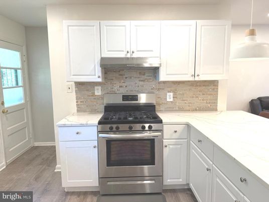 Interior, Kitchen, Pendant Lights, Stainless Steel Appliances, Wood Texture Flooring