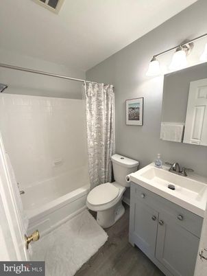 Bathroom, Interior, Wood Texture Flooring