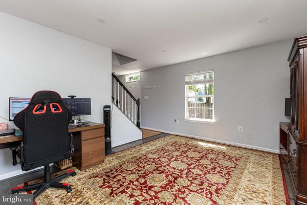 Home Office, Interior, Recessed Lighting