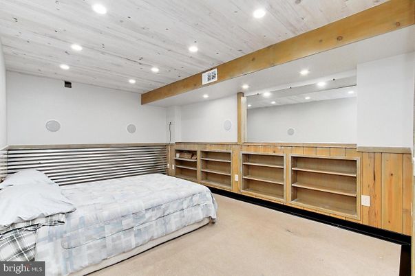 Bedroom, Interior, Recessed Lighting, Wooden Beams, Wooden Ceilings