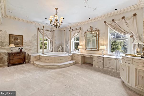 Bathroom, Chandelier, Interior, Recessed Lighting