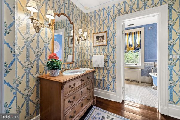 Bathroom, Interior, Wood Texture Flooring