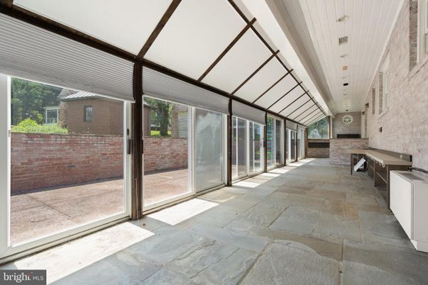 Interior, Stone Walls, Sun Room