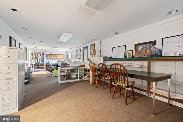 Home Office, Interior, Recessed Lighting