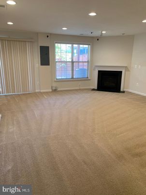Empty room, Fireplace, Interior, Recessed Lighting