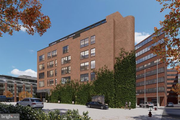 Exterior, Facade, Brick Facade, Condo Building
