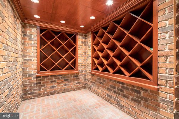 Interior, Recessed Lighting, Stone Walls, Wine Storage