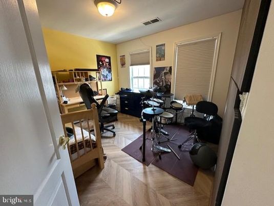 Fitness Equipment, Interior, Wood Texture Flooring