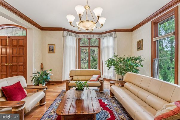 Chandelier, Interior, Living room, Wood Texture Flooring