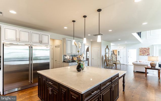 Interior, Kitchen, Living room, Pendant Lights, Recessed Lighting, Stainless Steel Appliances, Wood Texture Flooring