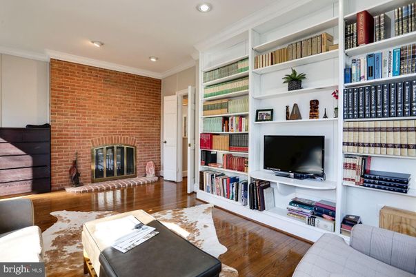Fireplace, Interior, Recessed Lighting, Stone Walls, Wood Texture Flooring