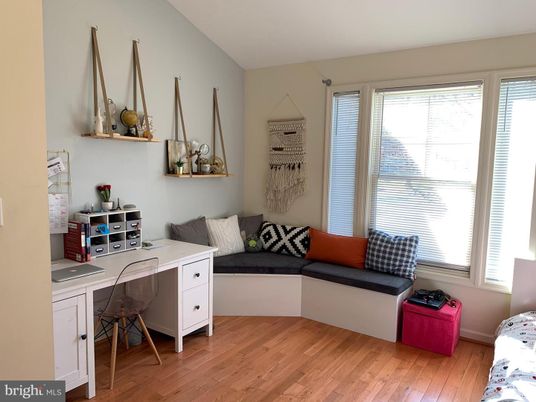 Home Office, Interior, Wood Texture Flooring