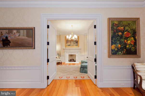 Chandelier, Fireplace, Interior, Wood Texture Flooring