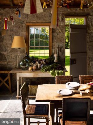 Dining room, Interior, Stone Walls