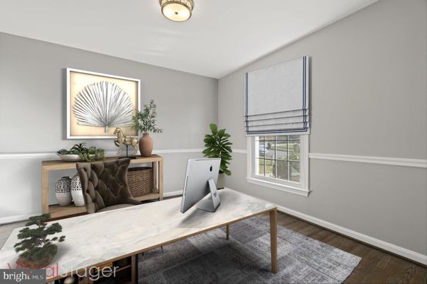 Home Office, Interior, Wood Texture Flooring