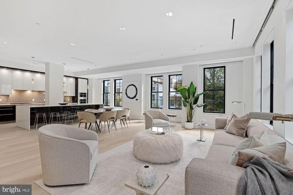Dining room, Interior, Kitchen, Living room, Pendant Lights, Recessed Lighting, Wood Texture Flooring