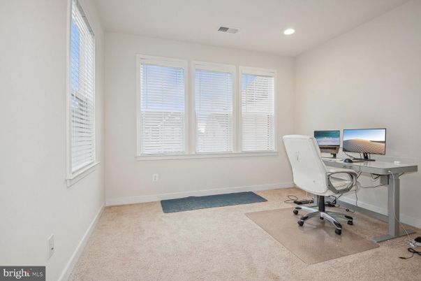 Home Office, Interior, Recessed Lighting
