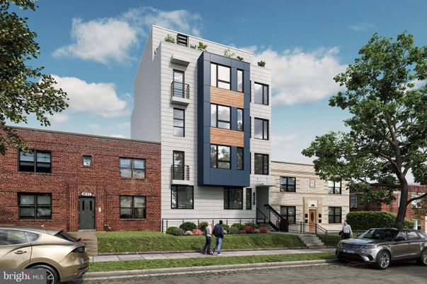 Exterior, Facade, Brick Facade, Rowhouse