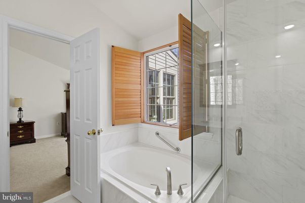 Bathroom, Glass Shower, Interior, Marble Walls