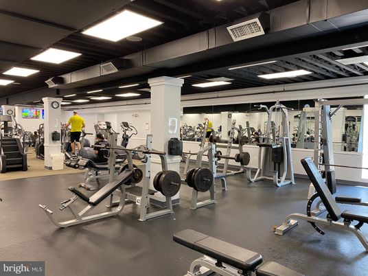 Fitness Equipment, Gym, Interior