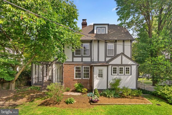 Exterior, Facade, Brick Facade, Tudor Revival