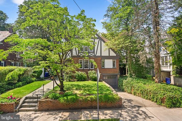 Exterior, Facade, Brick Facade, Tudor Revival