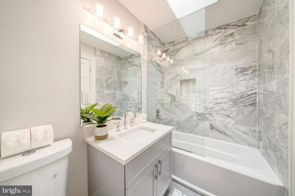 Bathroom, Glass Shower, Interior, Marble Walls