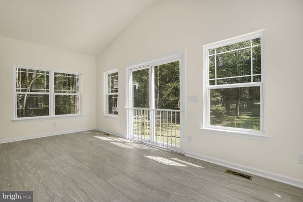 Empty room, Interior, Wood Texture Flooring