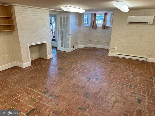 Empty room, Fireplace, Interior, Stone Walls