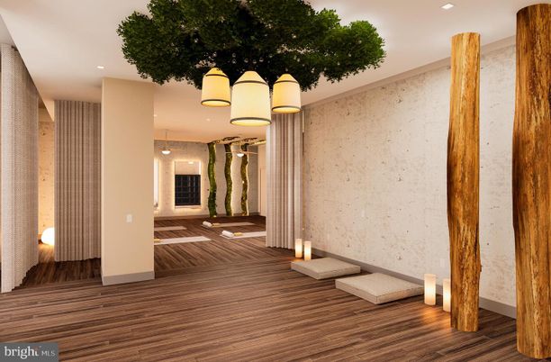 Interior, Pendant Lights, Recessed Lighting, Wood Texture Flooring