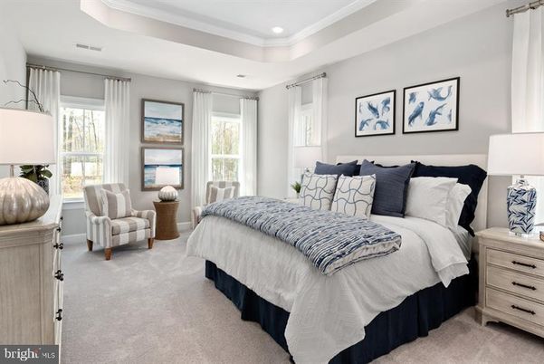 Bedroom, Interior, Recessed Lighting