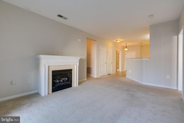 Empty room, Fireplace, Interior