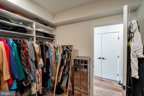Interior, Walk-in Closets, Wood Texture Flooring