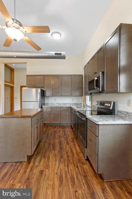 Interior, Kitchen, Wood Texture Flooring