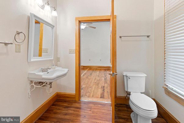 Bathroom, Interior, Wood Texture Flooring