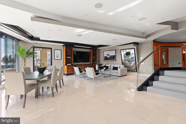 Dining room, Interior, Living room, Recessed Lighting
