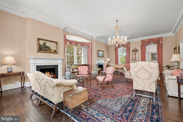 Chandelier, Fireplace, Interior, Living room, Wood Texture Flooring