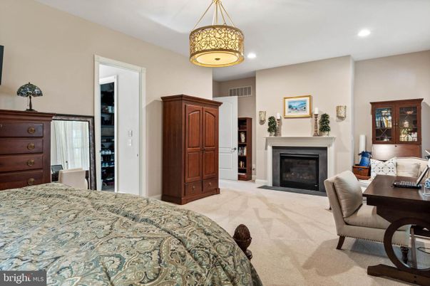 Bedroom, Fireplace, Home Office, Interior, Recessed Lighting