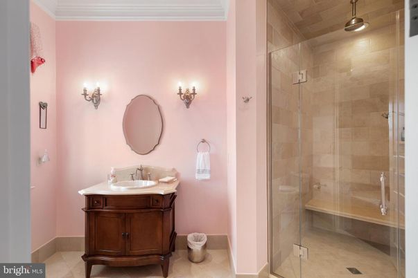 Bathroom, Glass Shower, Interior
